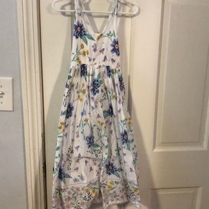 Twin Dresses - Flower Print - Size 4T